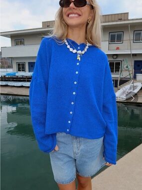 Things Between Cobalt Blue Cardi